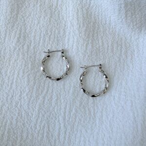 Twisted Hoop Earrings